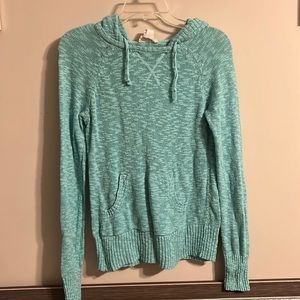Super cute!!!! Teal sweater hoodie 🤗